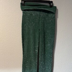 PINK Victoria's Secret Forest Green Leggings